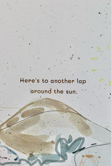  Tint Chapters Card "Here's To Another Lap Around The Sun"